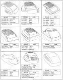 Part Location Diagram of 731-1934A MTD SHROUD: ENGINE CH